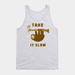 Take It Slow Sloth Tank Top